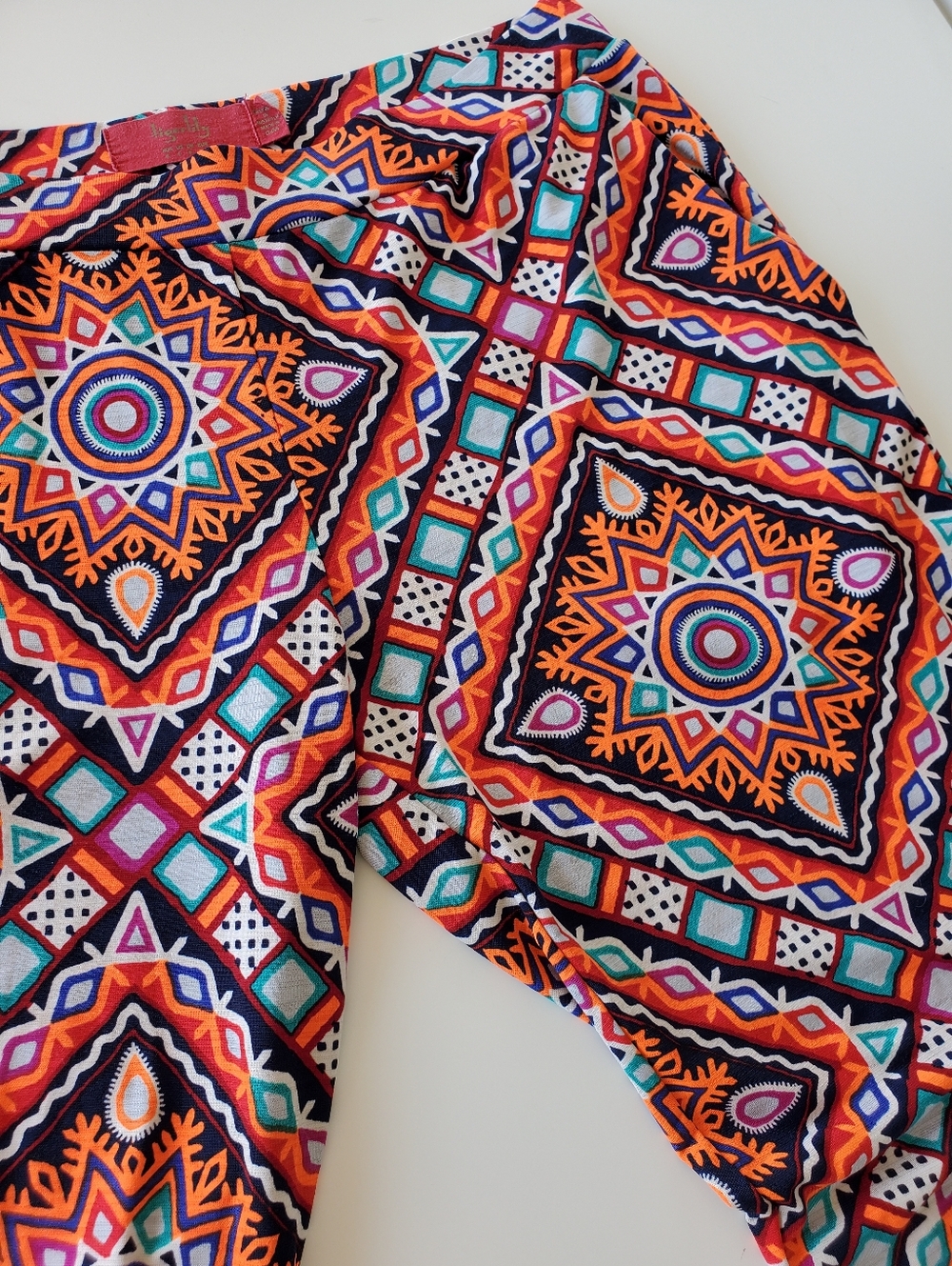 Tigerlily Small Pants Bright Colorful Funky Artsy Neon Aztec boho Australian